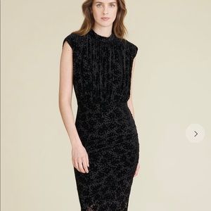 Veronica beard Kendall Burnout Velvet Dress